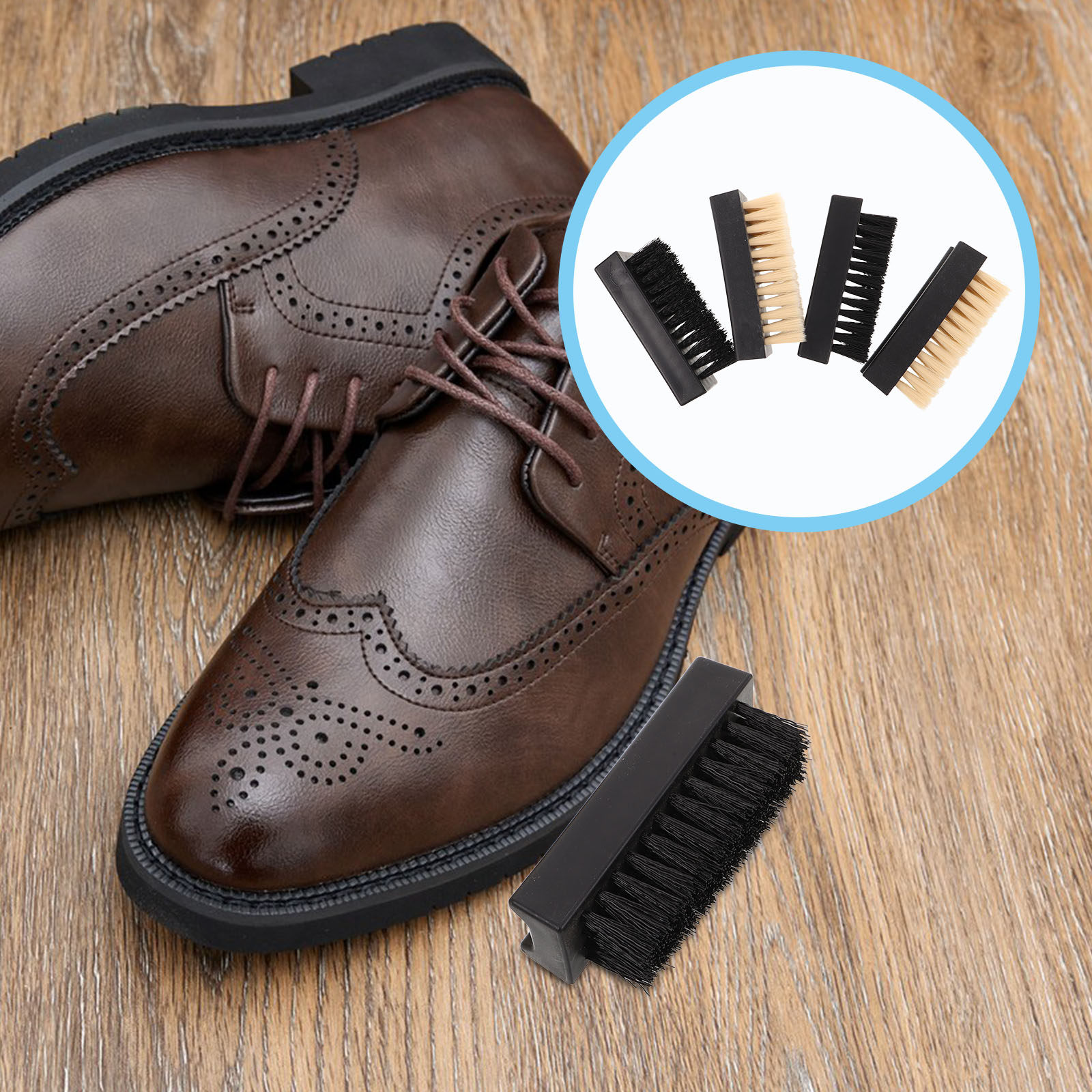 Sneaker Care Clean - 4Pcs Multifunction Shoe Brush Set Soft