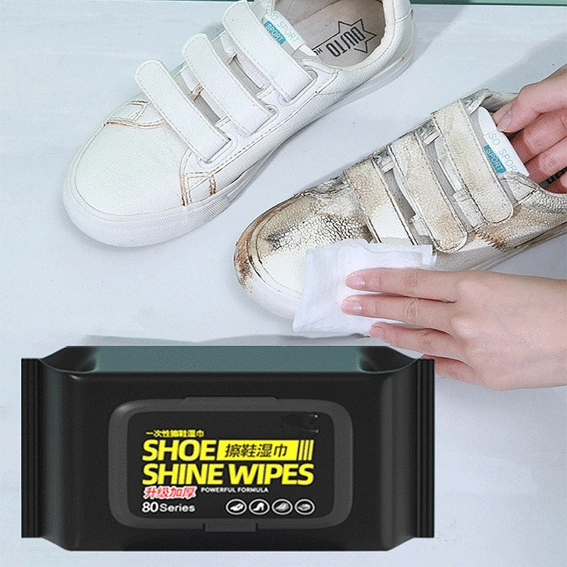 Sneaker Care Clean - Portable Outdoor Shoe Cleaner Wipes -