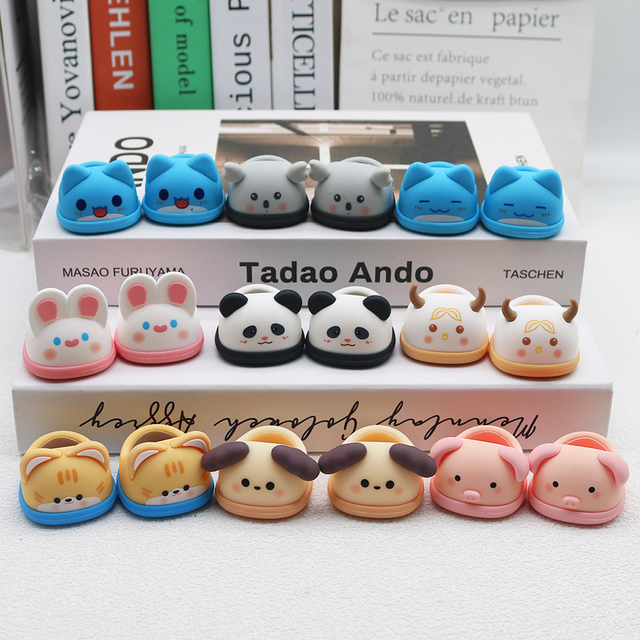 Shoe Box Display - 2PCS/Pair Cute Doll Shoes 4.3cm Cartoon