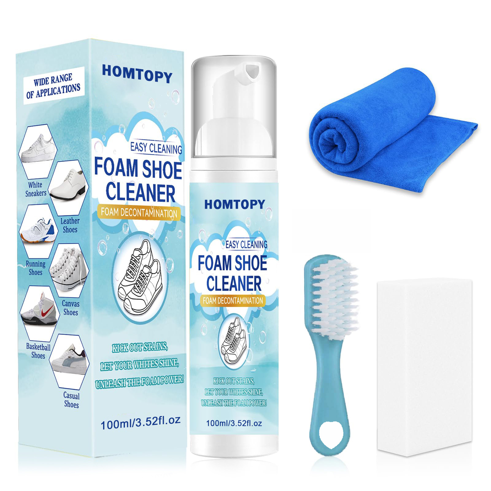Sneaker Cleaning Kit - Shoe Cleaning Kit,Sneaker cleaner Removes Dirt