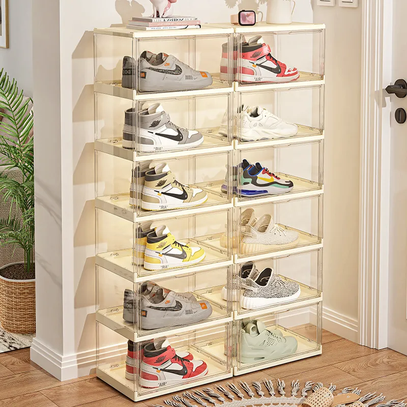 Transparent Acrylic Folding Sh - Shoe Box Display recension och pris