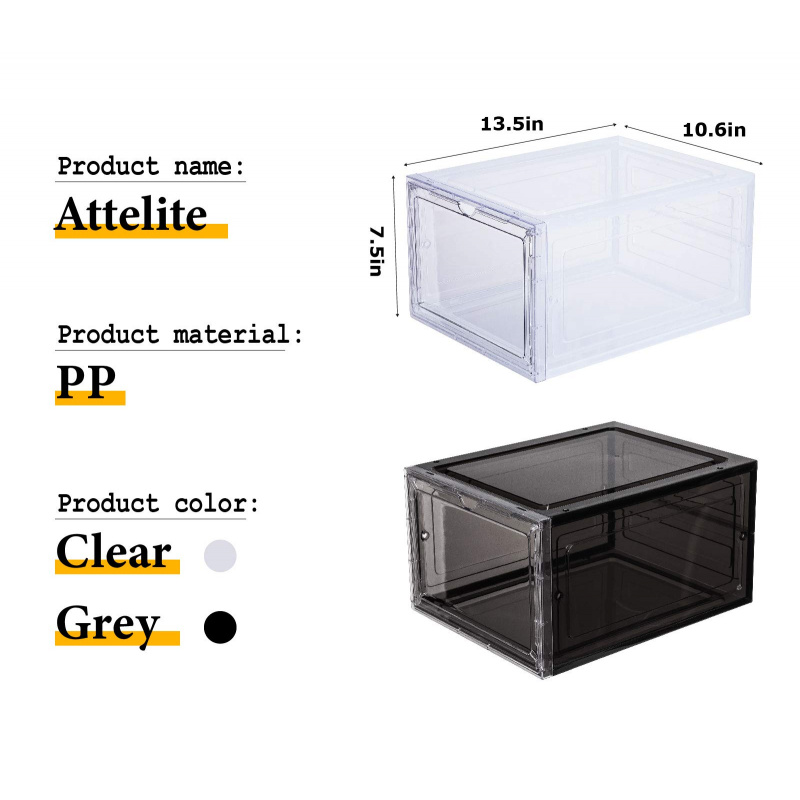 custom.Shoe Organizer Durable  - Shoe Box Display recension och pris