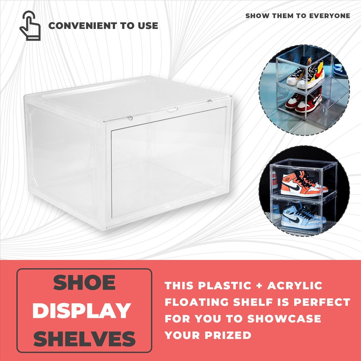 AT33 Magnetic Suction Sneaker  - Shoe Box Display recension och pris