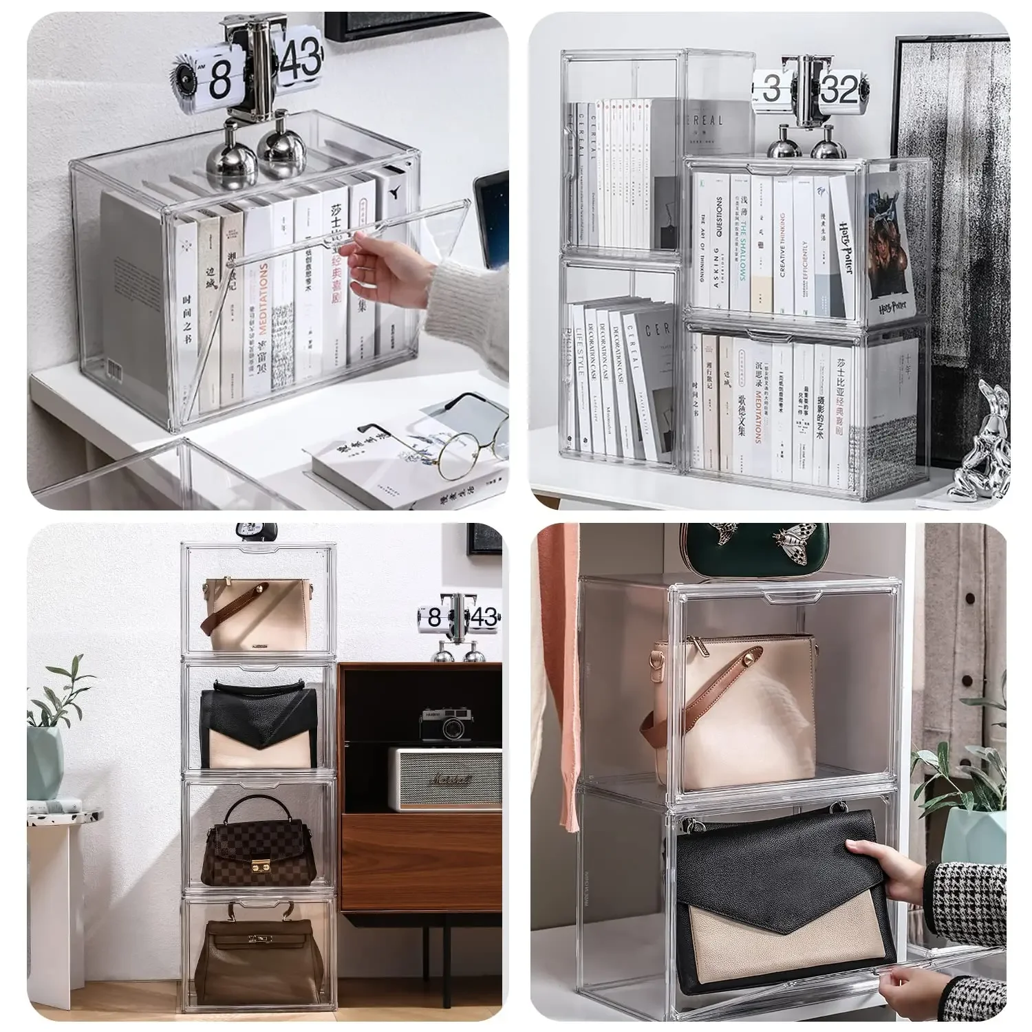 Transparent Storage Box Organi - Shoe Box Display recension och pris