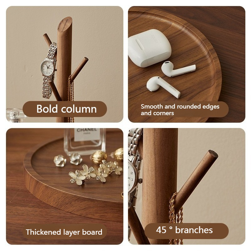 High quality beech/walnut desk - Shoe Box Display recension och pris